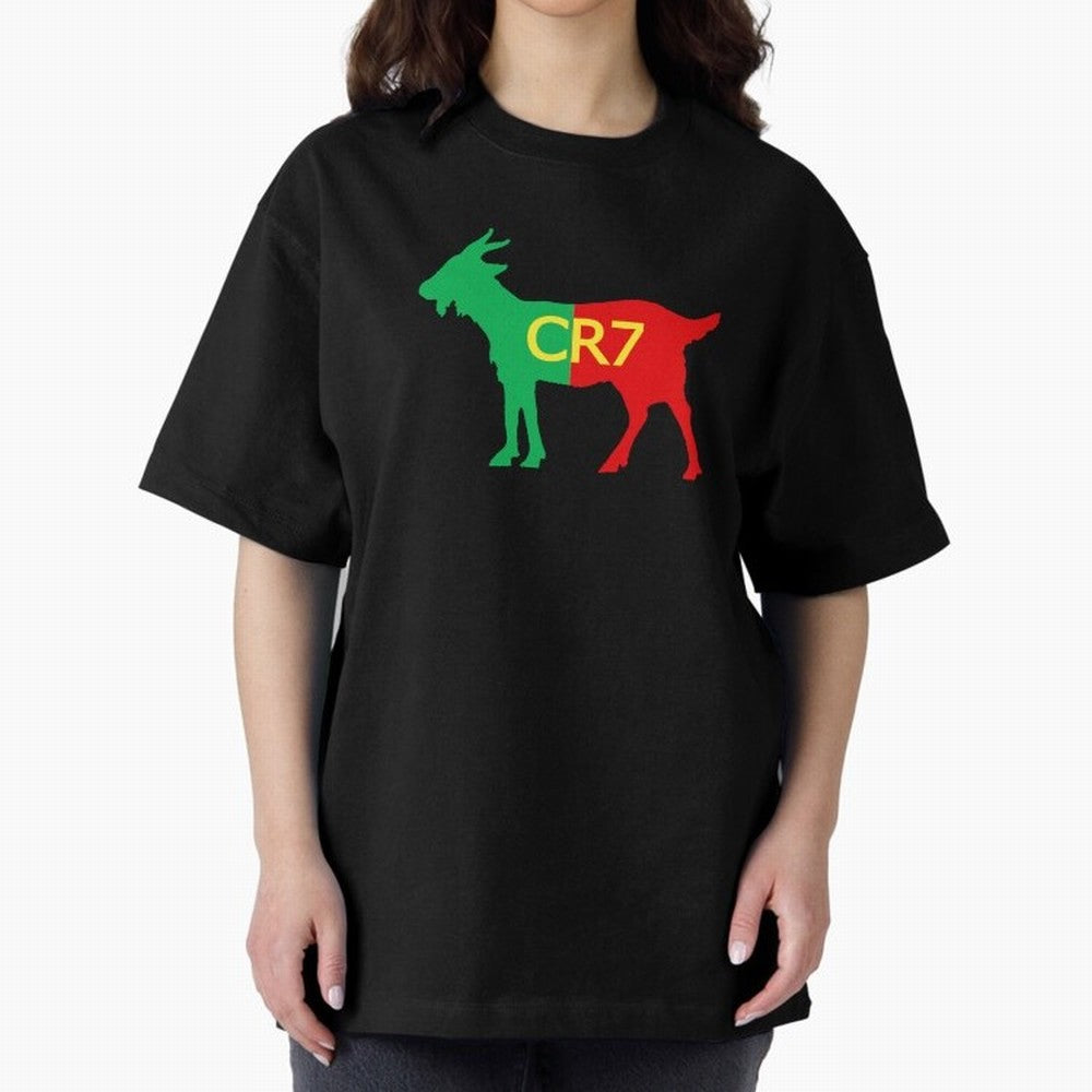CR7 GOAT Tuga 3 Oversized T-Shirt Bring Global Tournament Vibes to FIFA World Cup 2026 Group Stage for Fans of Neymar, Haaland and Cristiano Ronaldo and Spain, Bringing Global Supporter Spirit, Legendary Goals, National Colors and Tournament