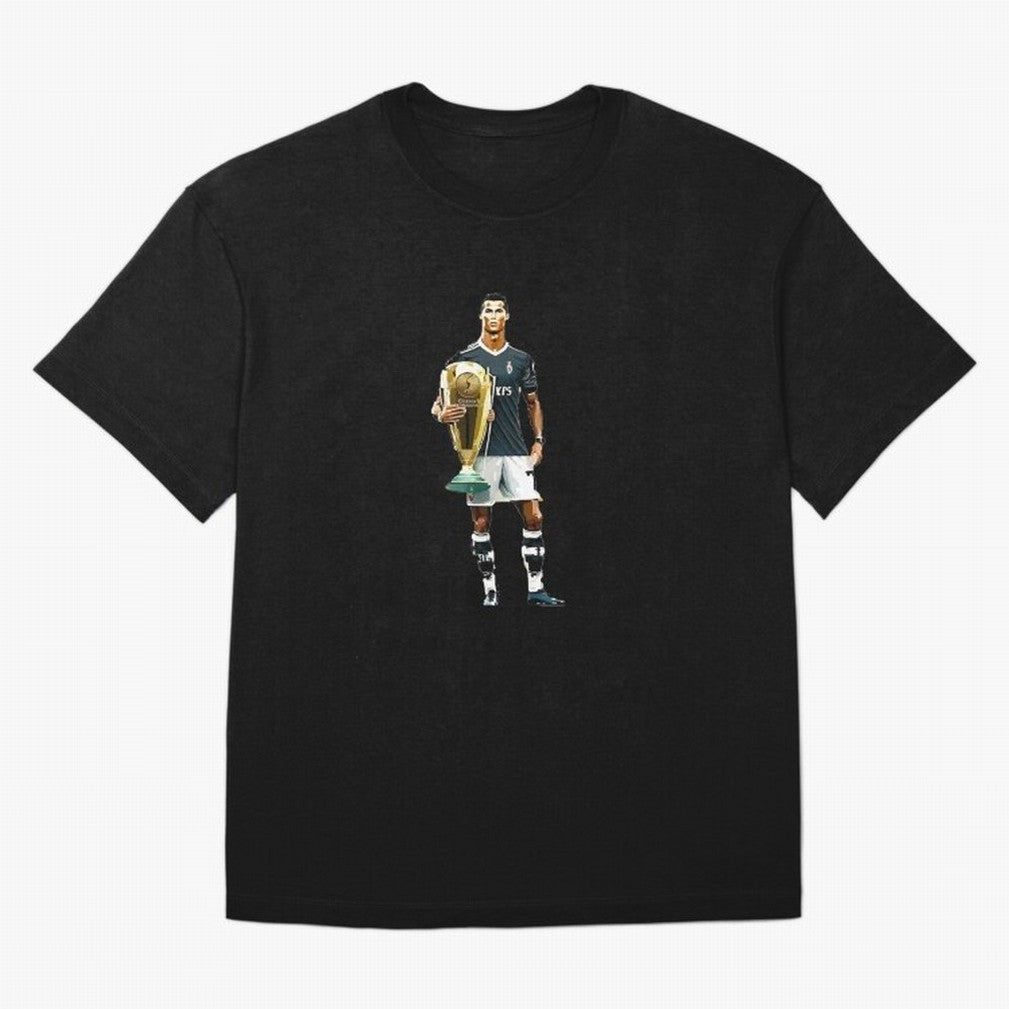 Cristiano Ronaldo CR7 Game Time Pixel Artwork Futbol Soccer Oversized T-Shirt Celebrate Football Heritage in the FIFA World Cup 2026 Journey through Neymar Highlights, Portugal Pride, Stadium Memories, Football Loyalty, International Chants and