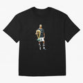 Cristiano Ronaldo CR7 Game Time Pixel Artwork Futbol Soccer Oversized T-Shirt Celebrate Football Heritage in the FIFA World Cup 2026 Journey through Neymar Highlights, Portugal Pride, Stadium Memories, Football Loyalty, International Chants and