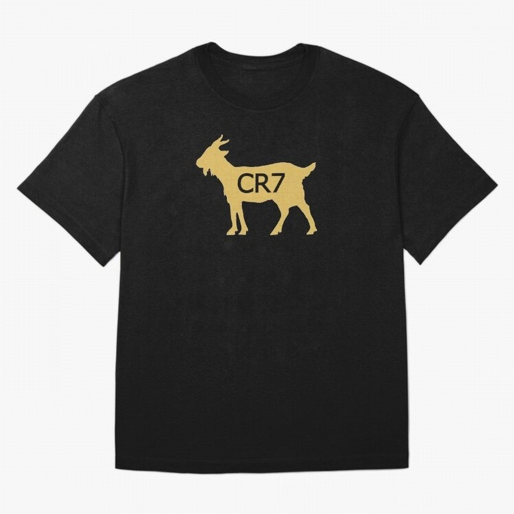 CR7 GOAT Gold Oversized T-Shirt Bring International Match Energy to FIFA World Cup 2026 USA Canada Mexico Spirit, Built around England, Cristiano Ronaldo, Worldwide Fan Energy, Dramatic Goals, Stadium Lights and Championship Celebrations; Made for