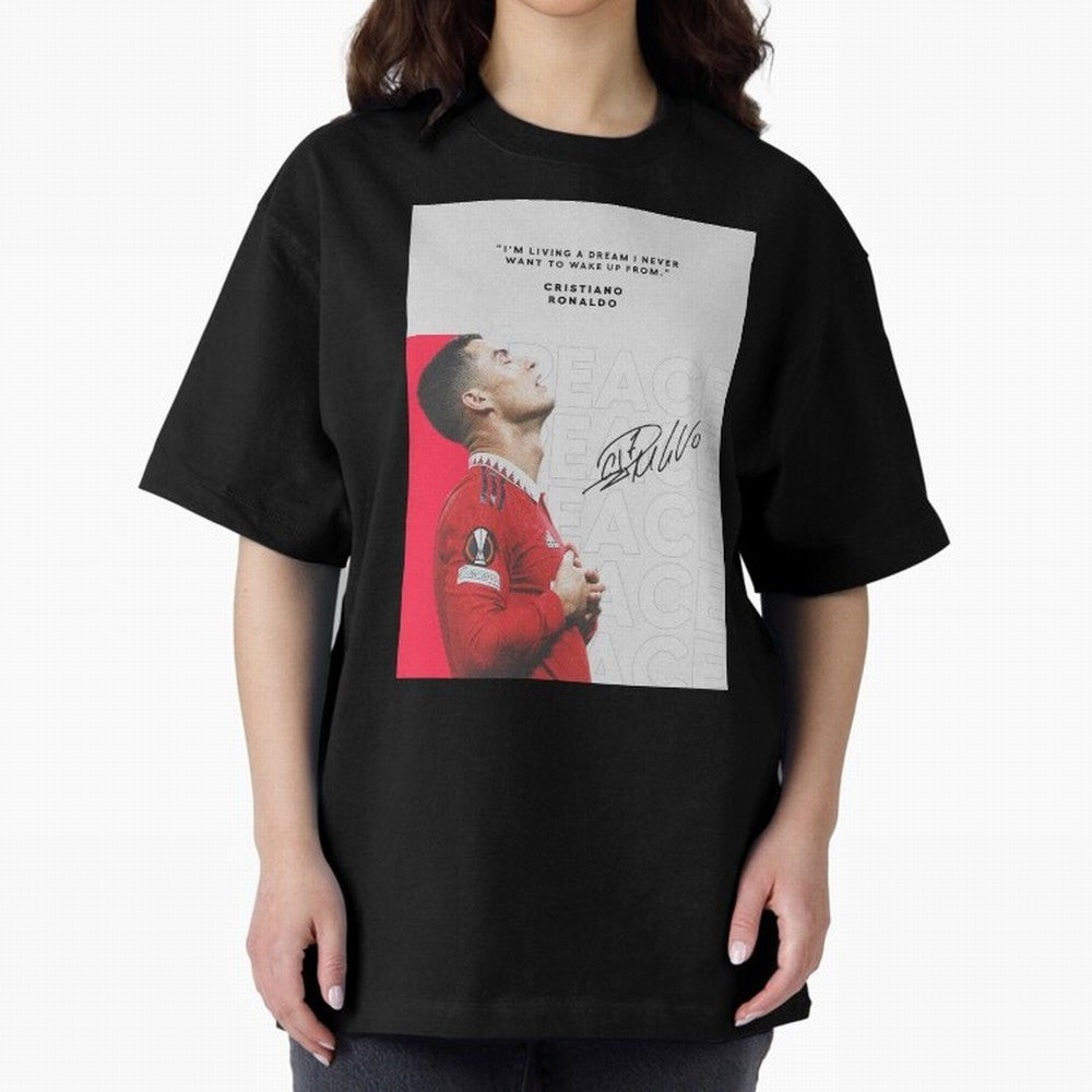 PEACE OF MIND Oversized T-Shirt Keep the Match Day Mood of FIFA World Cup 2026 Group Stage Spirit, Made for Argentina and Brazil, Messi, Football Festival Excitement, Trophy Ambitions, Country Rivalries and Star Player Buzz; Great for Watch