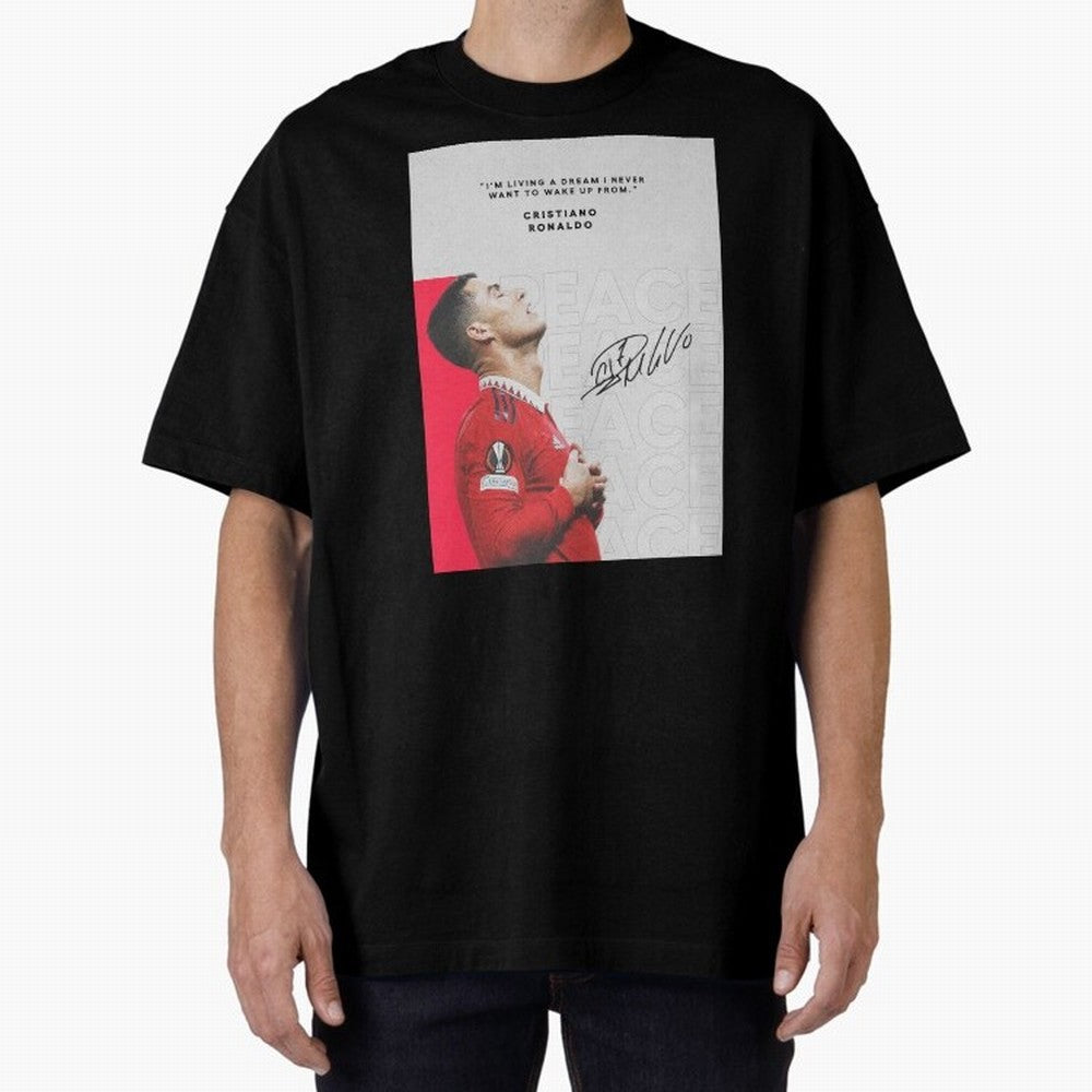 PEACE OF MIND Oversized T-Shirt Keep the Match Day Mood of FIFA World Cup 2026 Group Stage Spirit, Made for Argentina and Brazil, Messi, Football Festival Excitement, Trophy Ambitions, Country Rivalries and Star Player Buzz; Great for Watch