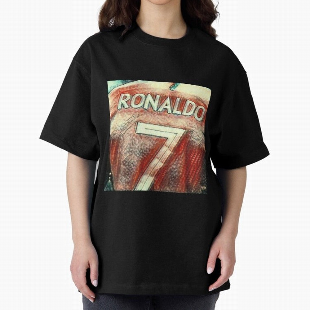 CR7 Oversized T-Shirt Enjoy the Biggest Football Party of the FIFA World Cup 2026 Journey through Neymar Highlights, Argentina Pride, Match Day Excitement, Supporter Culture, Golden Goals and Global Football Passion; Ideal for Football Dads,