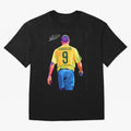 Ronaldo Nazario Oversized T-Shirt Bring International Match Energy to FIFA World Cup 2026 Group Stage for Fans of Neymar and Netherlands, Bringing Championship Spirit, Famous Goals, Roaring Crowds and International Football Unity; Great for Watch