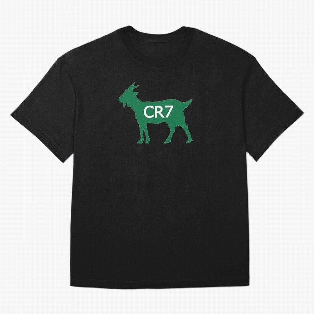 CR7 GOAT Saudi Arabia Oversized T-Shirt Support the Legends of FIFA World Cup 2026 Group Stage for Fans of Messi and Germany, Bringing Vintage Soccer Flavor, Modern Football Stars, National Flags and Final Night Emotion; Perfect for Supporters Who
