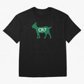 CR7 GOAT Saudi Arabia Oversized T-Shirt Support the Legends of FIFA World Cup 2026 Group Stage for Fans of Messi and Germany, Bringing Vintage Soccer Flavor, Modern Football Stars, National Flags and Final Night Emotion; Perfect for Supporters Who