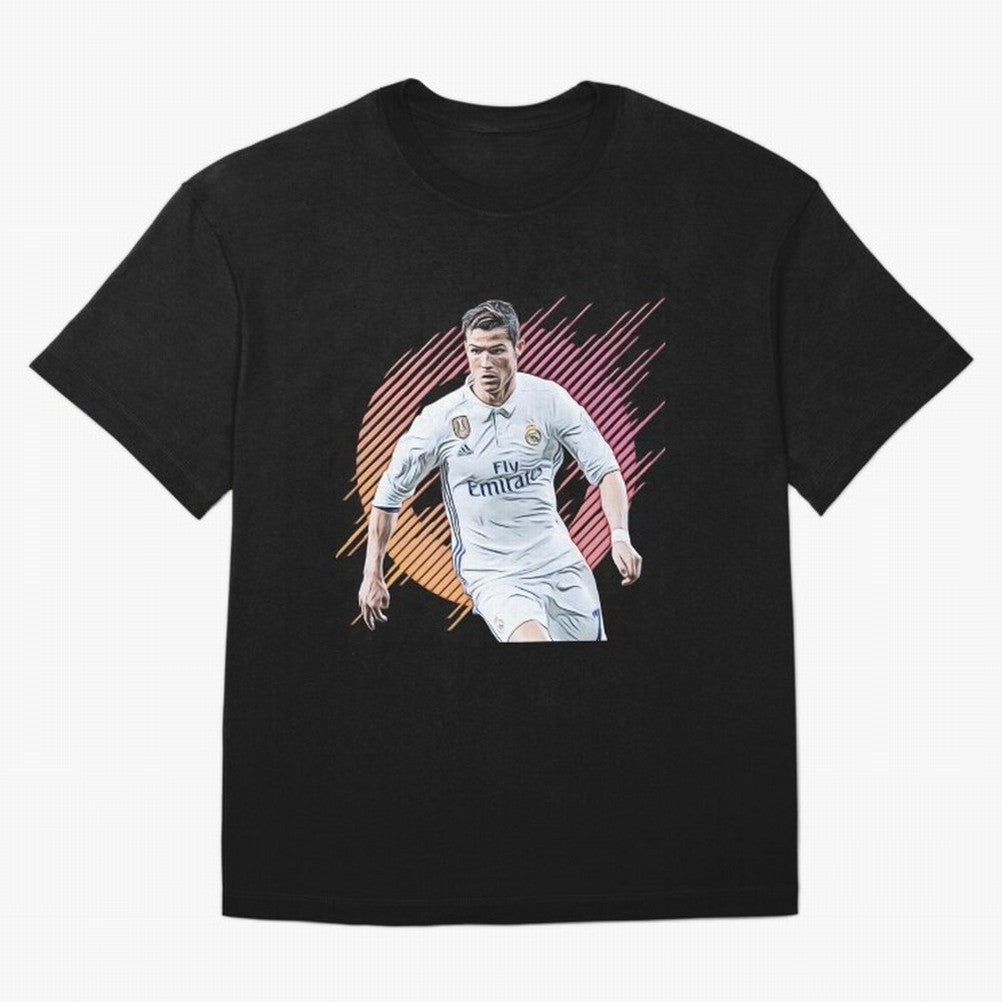 ronaldo christiano Oversized T-Shirt Stand with FIFA World Cup 2026 USA Canada Mexico for Fans of Messi, Neymar and Mbappe and Portugal, Spain and Germany, Bringing Worldwide Fan Energy, Dramatic Goals, Stadium Lights and Championship Celebrations;