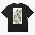 Ronaldo Oversized T-Shirt Honor the Beautiful Game during FIFA World Cup 2026 for Fans of Messi, CR7 and Mbappe and Germany, Bringing Stadium Chants, National Pride, Trophy Dreams and Unforgettable Football Memories; Ideal for Football Dads,