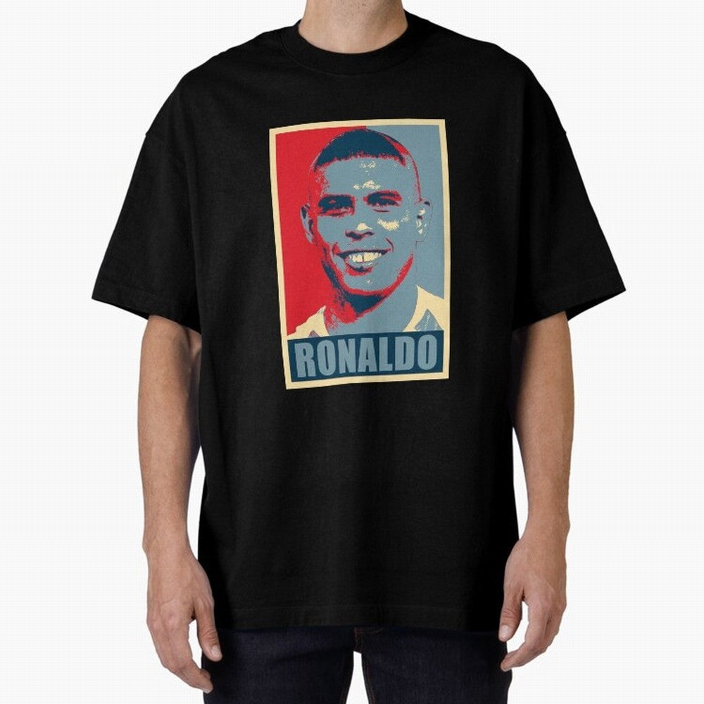 Ronaldo De Lima Hope Oversized T-Shirt Live the Energy of FIFA World Cup 2026 Group Stage Built around Mbappe and Neymar, France and Portugal Energy, Match Day Excitement, Supporter Culture, Golden Goals and Global Football Passion; Ideal for