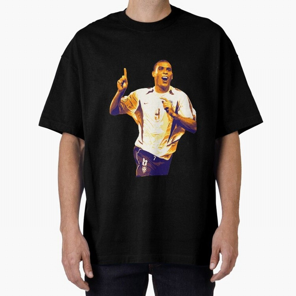 Ronaldo Naz¨¢rio brazil team Oversized T-Shirt Bring International Match Energy to Match Day Hype around FIFA World Cup 2026 USA Canada Mexico, CR7 and Messi, Netherlands, Stadium Memories, Football Loyalty, International Chants and Championship