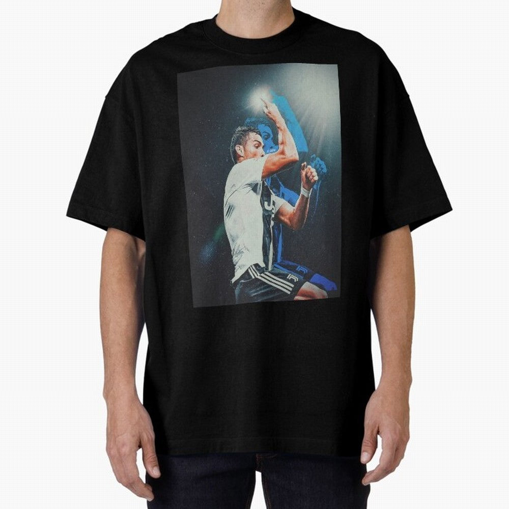 Siiimmmmm Oversized T-Shirt Feel the Heartbeat of FIFA World Cup 2026 for Fans of CR7 and England and Germany, Bringing Goal Celebration Energy, Supporter Heritage, Football Icons and Worldwide Tournament Joy; Created for Match Day Parties, Soccer