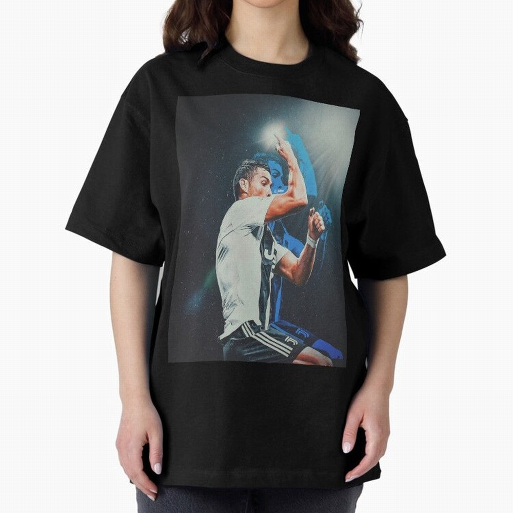 Siiimmmmm Oversized T-Shirt Feel the Heartbeat of FIFA World Cup 2026 for Fans of CR7 and England and Germany, Bringing Goal Celebration Energy, Supporter Heritage, Football Icons and Worldwide Tournament Joy; Created for Match Day Parties, Soccer
