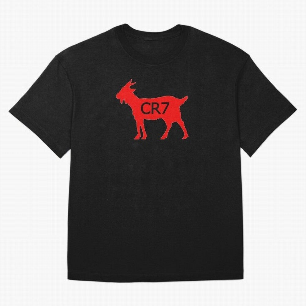 CR7 GOAT Red Oversized T-Shirt Back Your Heroes with Match Day Hype around FIFA World Cup 2026, Messi, Neymar and Mbappe, Brazil, Portugal and Argentina, Football History, Final Match Energy, Crowd Noise and Once in a Lifetime Moments; Great for