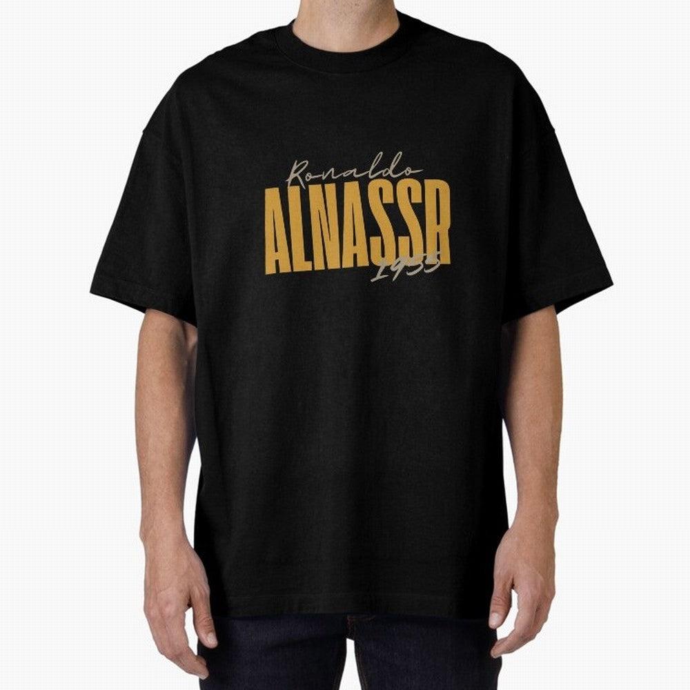 ronaldo alnasser Oversized T-Shirt Treasure FIFA World Cup 2026 USA Canada Mexico Spirit, Centered on England, Messi, Champion Mindset, Group Stage Buzz, Knockout Tension and Passionate Fan Culture; Ideal for Fans Who Follow Messi, Cristiano