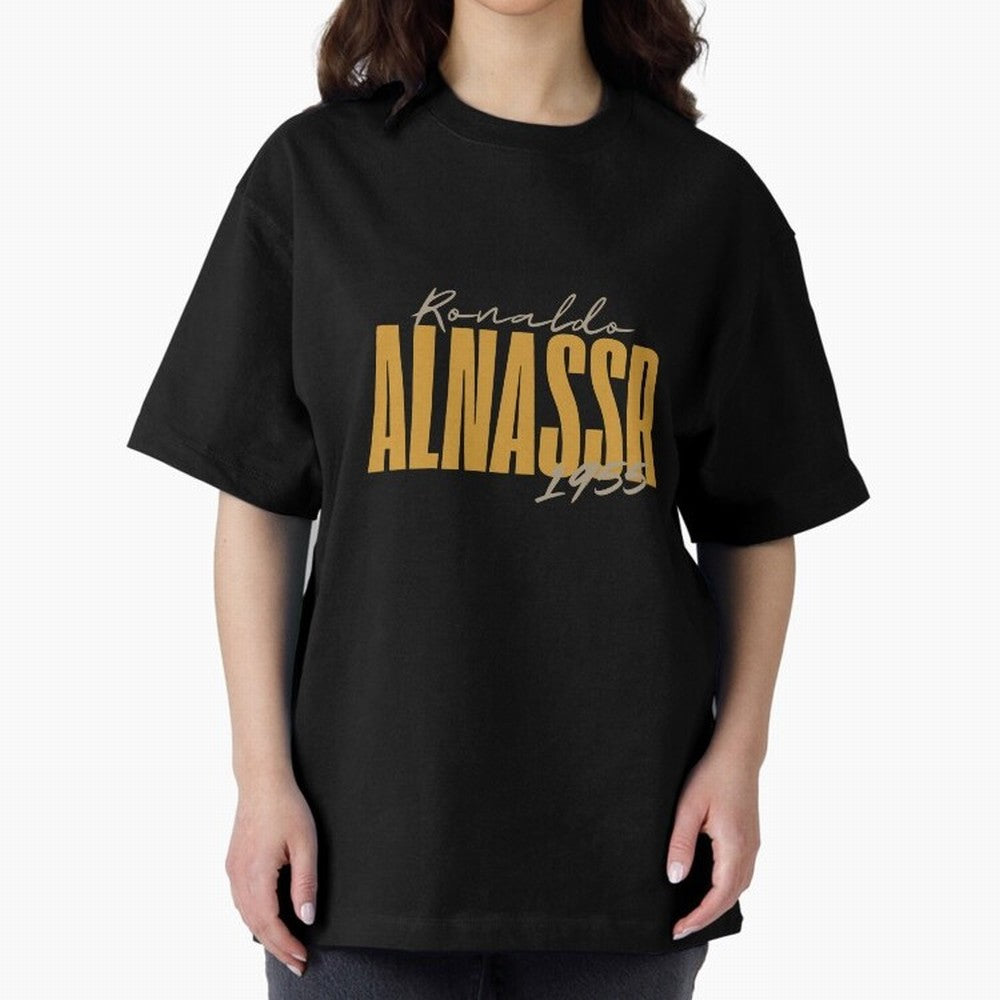 ronaldo alnasser Oversized T-Shirt Treasure FIFA World Cup 2026 USA Canada Mexico Spirit, Centered on England, Messi, Champion Mindset, Group Stage Buzz, Knockout Tension and Passionate Fan Culture; Ideal for Fans Who Follow Messi, Cristiano