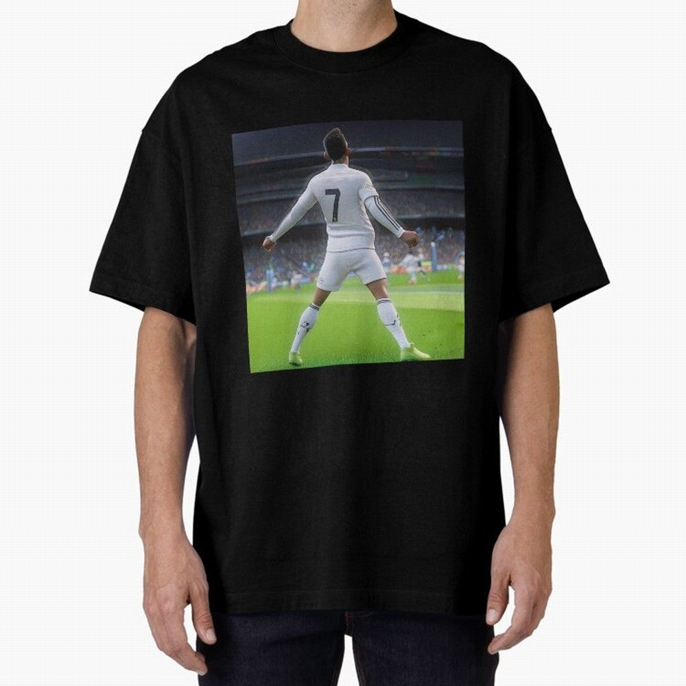 Ronaldo caricature Oversized T-Shirt Mark FIFA World Cup 2026 USA Canada Mexico Connected to Neymar, Haaland and Cristiano Ronaldo, Spain and Netherlands Energy, Soccer Culture, Superstar Moments, National Team Dreams and Competitive Fire; Perfect