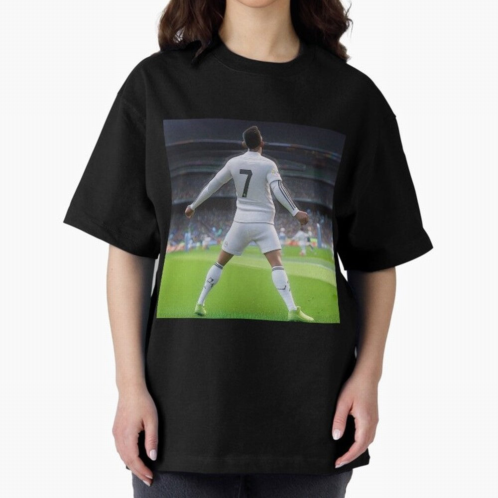 Ronaldo caricature Oversized T-Shirt Mark FIFA World Cup 2026 USA Canada Mexico Connected to Neymar, Haaland and Cristiano Ronaldo, Spain and Netherlands Energy, Soccer Culture, Superstar Moments, National Team Dreams and Competitive Fire; Perfect