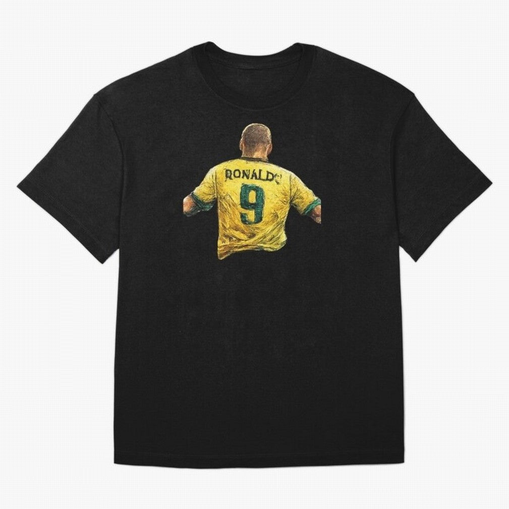 Brazilian Football Legend No.9 Vintage Streetwear Design Oversized T-Shirt Remember FIFA World Cup 2026 Group Stage Spirit, Centered on France and Portugal, CR7, Stadium Memories, Football Loyalty, International Chants and Championship Tradition;