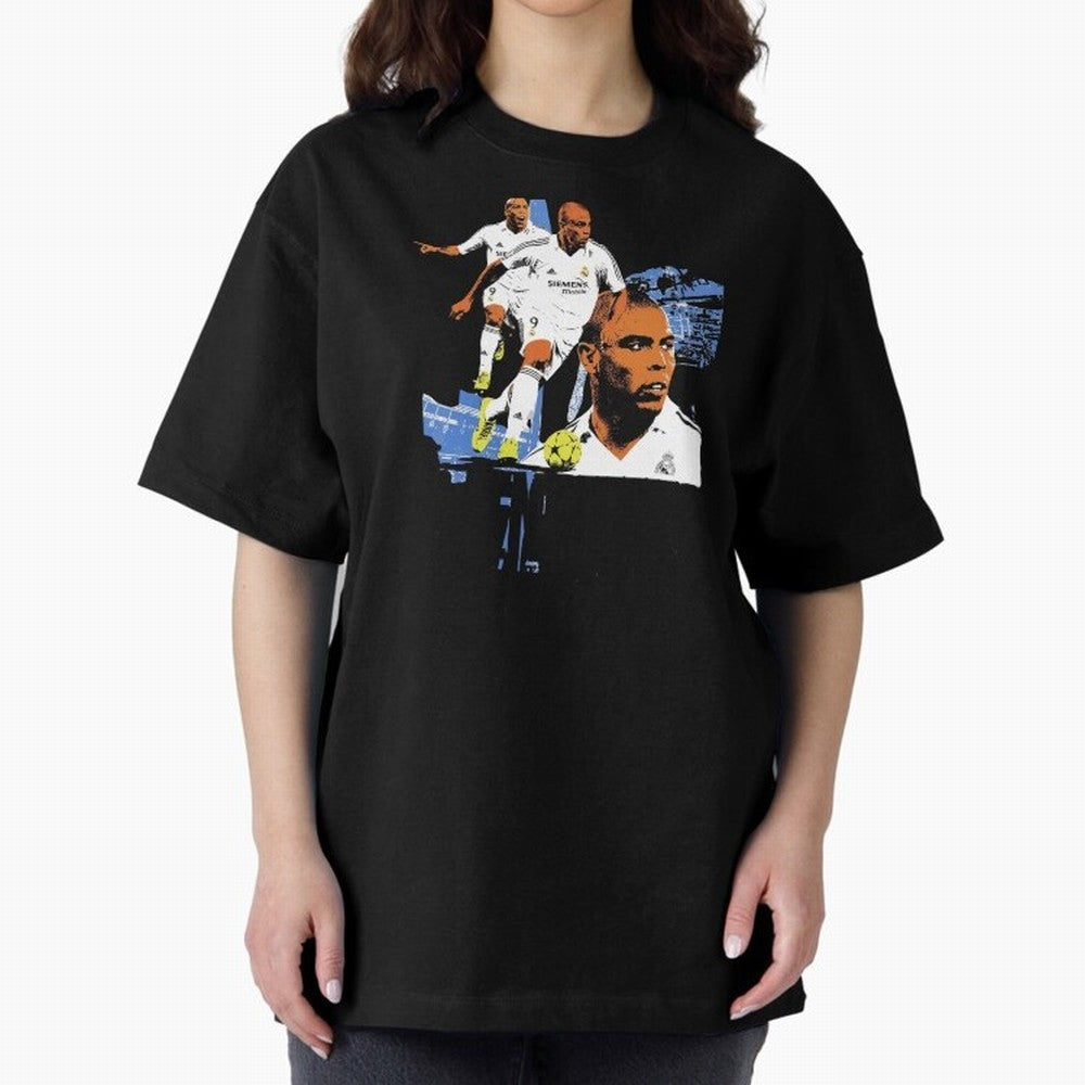 RonaldoO Fen?meno Vintage Football Bootleg Oversized T-Shirt Celebrate Fan Favorites in Match Day Hype around FIFA World Cup 2026 Group Stage, Messi, Brazil, Portugal and Argentina, Supporter Pride, Iconic Celebrations, Legendary Names and Global