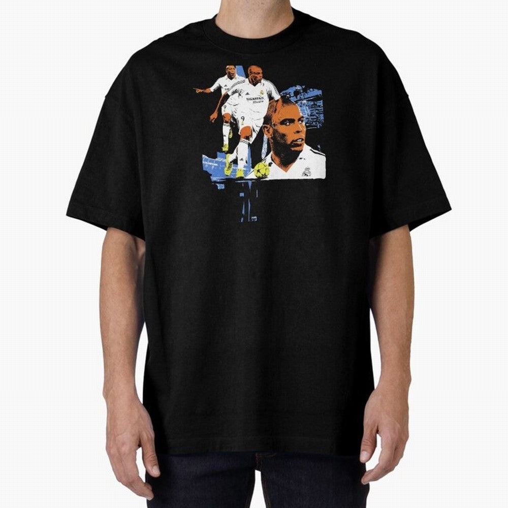 RonaldoO Fen?meno Vintage Football Bootleg Oversized T-Shirt Celebrate Fan Favorites in Match Day Hype around FIFA World Cup 2026 Group Stage, Messi, Brazil, Portugal and Argentina, Supporter Pride, Iconic Celebrations, Legendary Names and Global