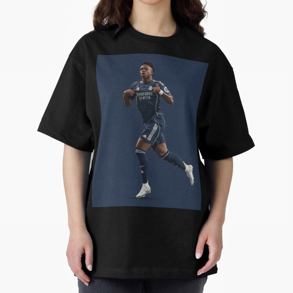Vini Oversized T-Shirt Carry FIFA World Cup 2026 Group Stage Featuring Neymar, Haaland and Cristiano Ronaldo, Argentina Energy, Football History, Final Match Energy, Crowd Noise and Once in a Lifetime Moments; Great for Supporters Who Love
