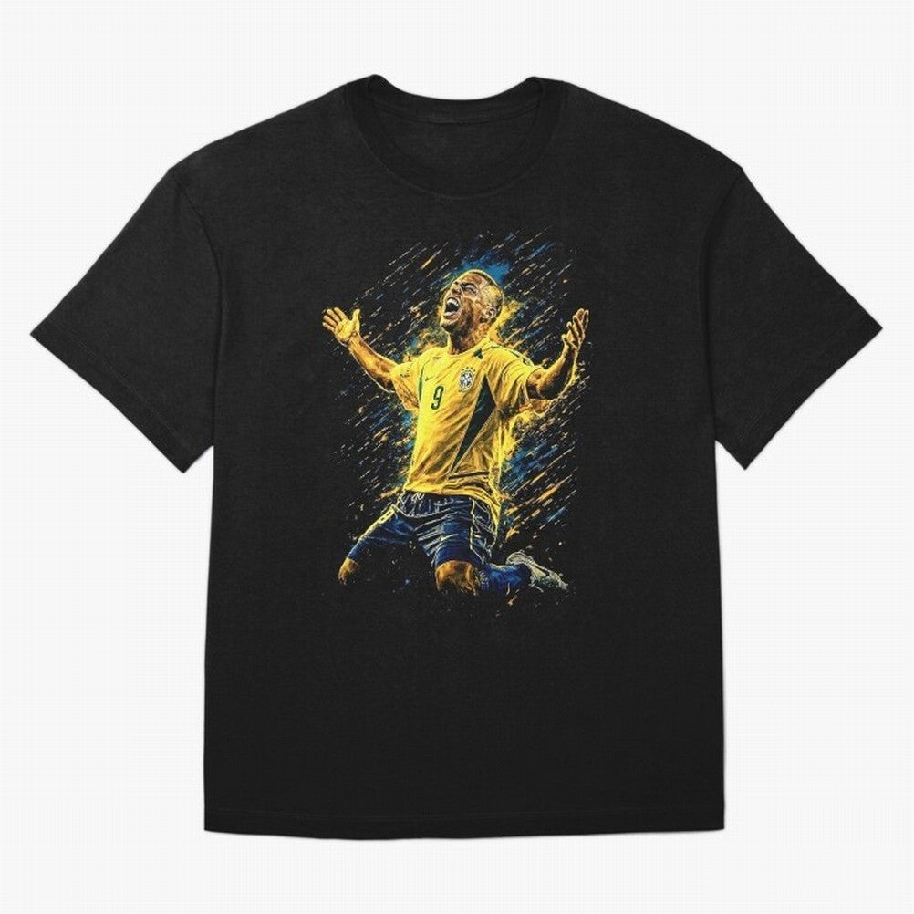 R9 Ronaldo Football Legend Oversized T-Shirt Honor the FIFA World Cup 2026 Journey through Haaland Highlights, England, France and Netherlands Pride, Football Passion, Legendary Performances, Festival Vibes and Supporter Community; Ideal for