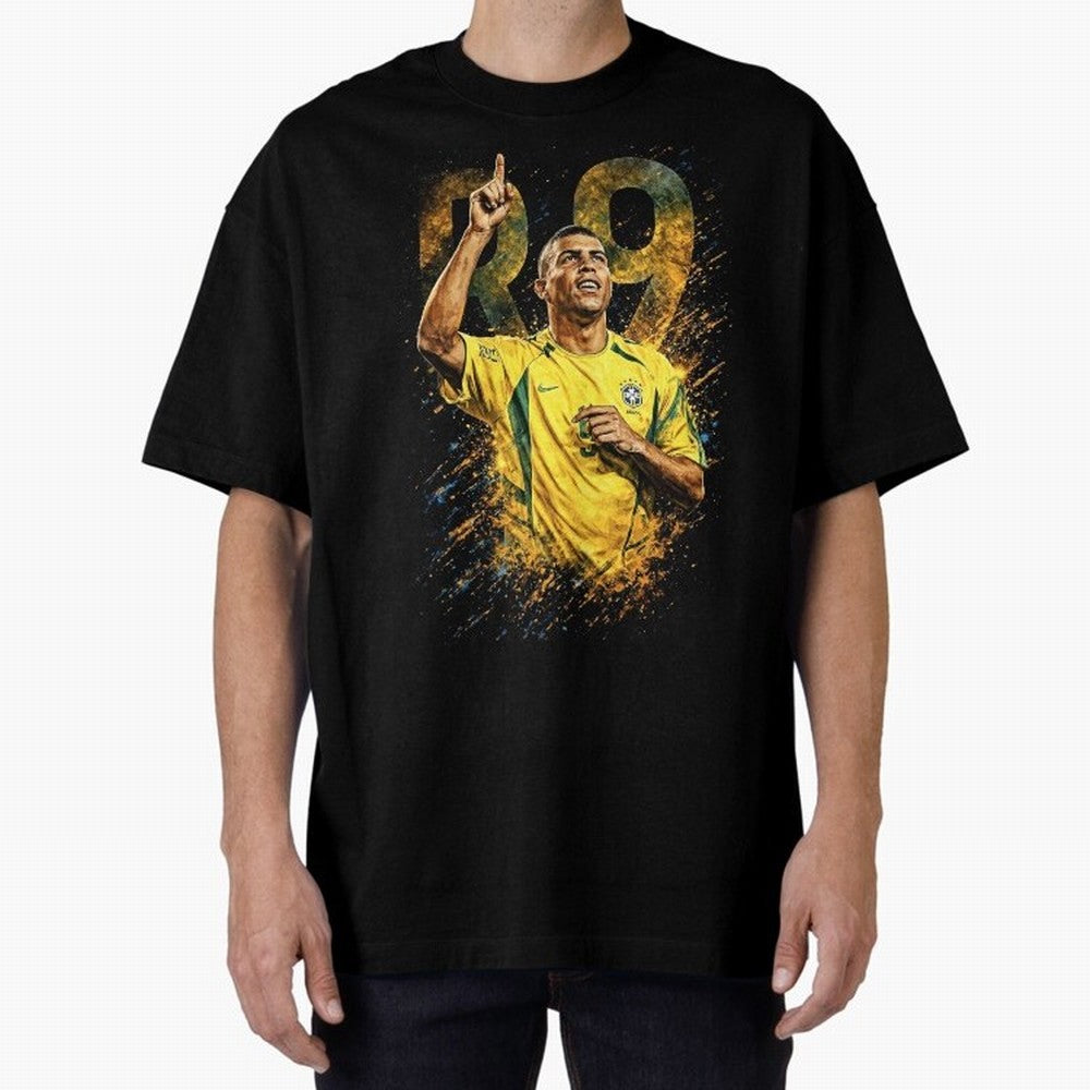 R9 Ronaldo Football Legend Oversized T-Shirt Show Fan Pride Across Match Day Hype around FIFA World Cup 2026 USA Canada Mexico, CR7 and Messi, Brazil, Portugal and Argentina, Football Passion, Legendary Performances, Festival Vibes and Supporter