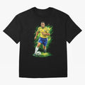 R9 Ronaldo Football Legend Oversized T-Shirt Relive Match Day Hype around FIFA World Cup 2026 USA Canada Mexico, Neymar, France, Tournament Hype, Historic Matchups, Family Viewing Parties and Global Sports Pride; Created for Match Day Parties,