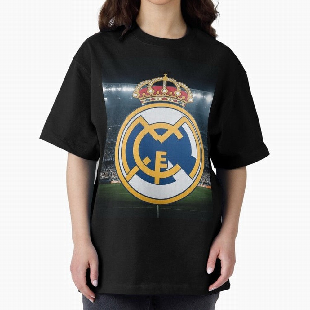 The Madridista Vikings Oversized T-Shirt Represent the Passion of Global Football Passion for FIFA World Cup 2026 USA Canada Mexico, Made for Messi, CR7 and Mbappe, Portugal, Vintage Soccer Flavor, Modern Football Stars, National Flags and Final