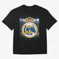 The Madridista Vikings Oversized T-Shirt Represent the Passion of Global Football Passion for FIFA World Cup 2026 USA Canada Mexico, Made for Messi, CR7 and Mbappe, Portugal, Vintage Soccer Flavor, Modern Football Stars, National Flags and Final