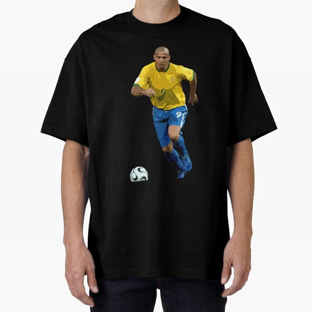 Ronaldo Nazario Oversized T-Shirt Bring Stadium Energy to FIFA World Cup 2026 Group Stage Spirit, with Argentina, France and Brazil, Messi, Neymar and Mbappe, Champion Mindset, Group Stage Buzz, Knockout Tension and Passionate Fan Culture; Perfect