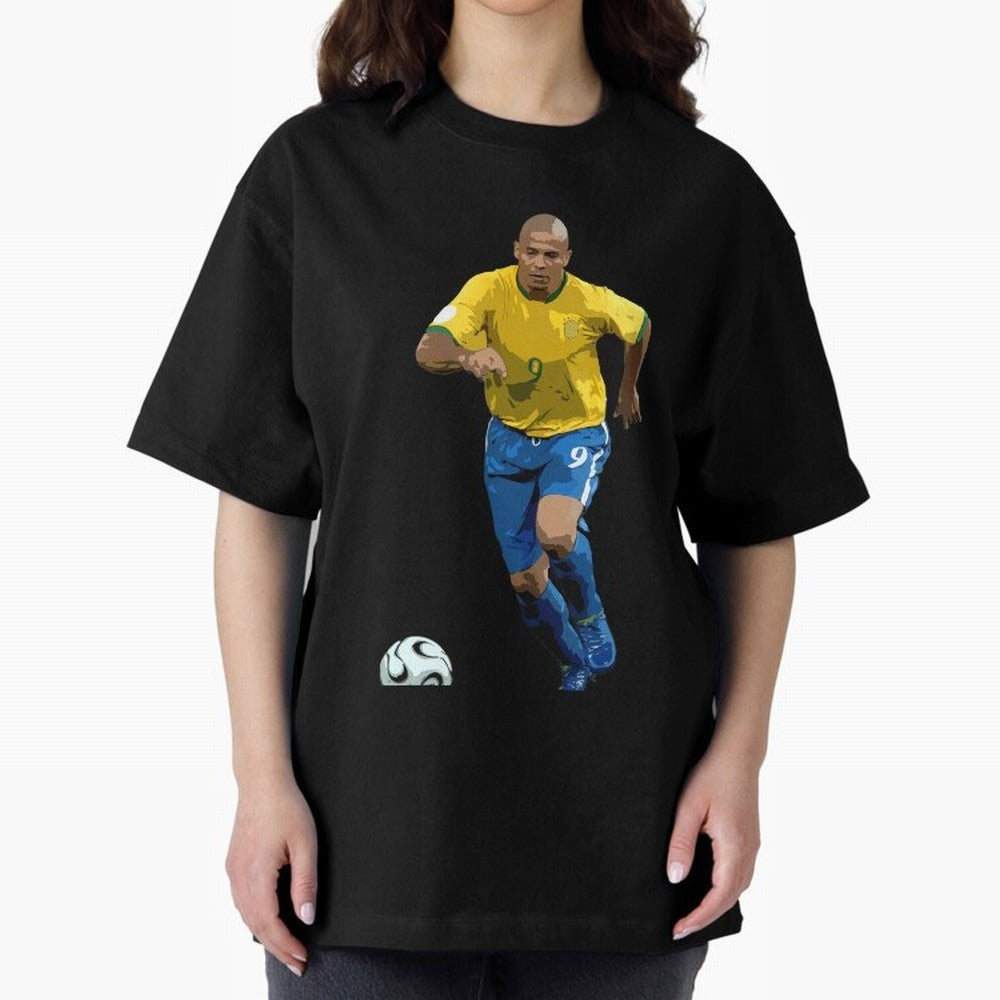 Ronaldo Nazario Oversized T-Shirt Bring Stadium Energy to FIFA World Cup 2026 Group Stage Spirit, with Argentina, France and Brazil, Messi, Neymar and Mbappe, Champion Mindset, Group Stage Buzz, Knockout Tension and Passionate Fan Culture; Perfect