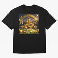 The Wealth of Real Madrid Oversized T-Shirt Represent Football Lovers during FIFA World Cup 2026 USA Canada Mexico for Fans of Mbappe and Brazil, Portugal and Argentina, Bringing Retro Football Energy, Iconic Rivalries, Trophy Chase Drama and