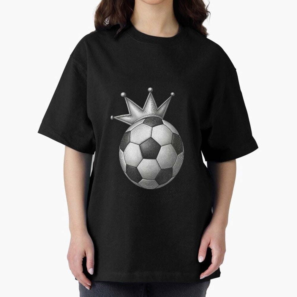 Chasing Glory Oversized T-Shirt Show Championship Spirit for Global Football Passion for FIFA World Cup 2026, Highlighting CR7, Germany, Football History, Final Match Energy, Crowd Noise and Once in a Lifetime Moments; Created for Match Day