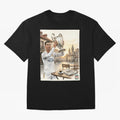 Madrid Oversized T-Shirt Show Support during FIFA World Cup 2026 Spirit, Centered on France, Haaland and Mbappe, Stadium Memories, Football Loyalty, International Chants and Championship Tradition; Ideal for Passionate Fans Who Love Underdog