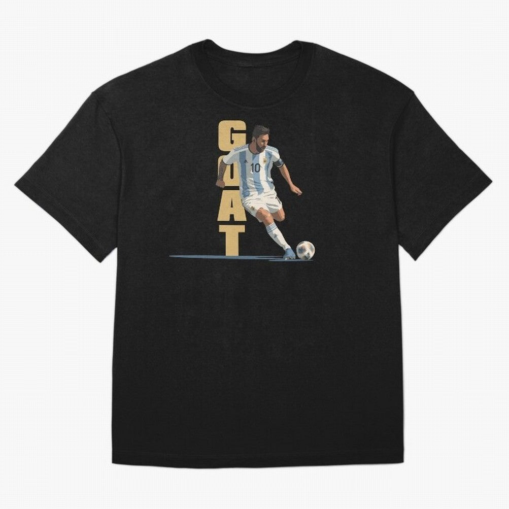 Messi in action GOAT Minimalist Graphic Oversized T-Shirt Show Fan Pride Across FIFA World Cup 2026 USA Canada Mexico Made for CR7, Netherlands Energy, Championship Spirit, Famous Goals, Roaring Crowds and International Football Unity; Built for
