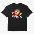 Ronaldo Manchester United (8-bit Football / Soccer Player) Oversized T-Shirt Carry FIFA World Cup 2026 USA Canada Mexico Centered on Neymar, Haaland and Cristiano Ronaldo, England, France and Netherlands Energy, Football Festival Excitement, Trophy