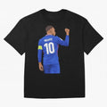 Kylian Mbappe France Oversized T-Shirt Celebrate the Magic of the FIFA World Cup 2026 Journey through Messi and Cristiano Ronaldo Highlights, Portugal Pride, Football Passion, Legendary Performances, Festival Vibes and Supporter Community; Perfect