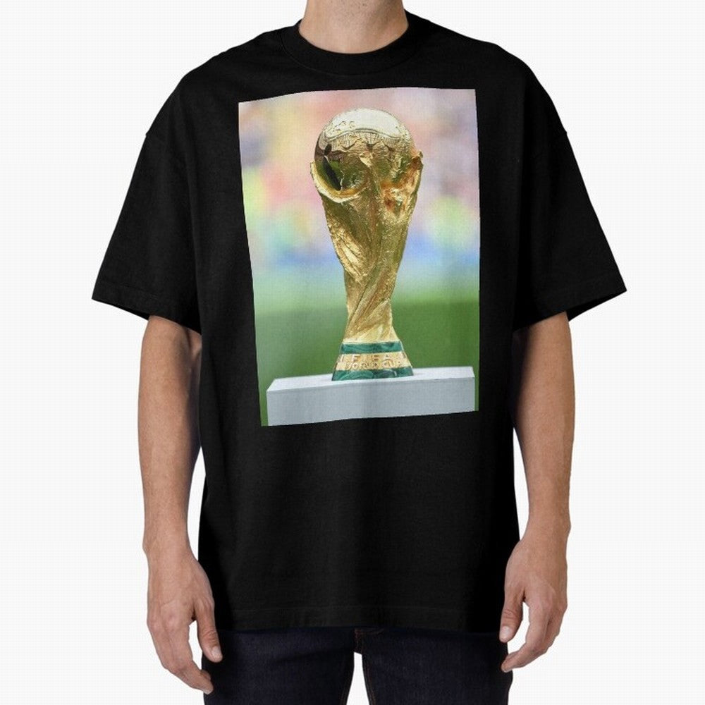 World CUP. Oversized T-Shirt Step into FIFA World Cup 2026 Spirit, Built around Argentina, France and Brazil, Messi, CR7 and Mbappe, Match Day Excitement, Supporter Culture, Golden Goals and Global Football Passion; Perfect for Fans, Collectors,