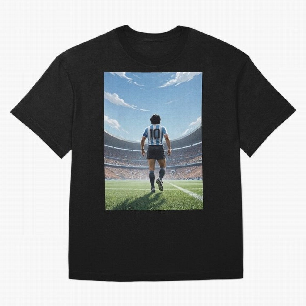 Diego Maradona Oversized T-Shirt Honor the Beautiful Game during Match Day Hype around FIFA World Cup 2026, Mbappe and Neymar, Brazil, Supporter Pride, Iconic Celebrations, Legendary Names and Global Match Day Energy; Perfect for Supporters Who