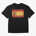 Vintage Distressed Spanish Flag Oversized T-Shirt Carry National Pride through FIFA World Cup 2026 Spirit, Inspired by Portugal, Spain and Germany, Messi, CR7 and Mbappe, Stadium Memories, Football Loyalty, International Chants and Championship