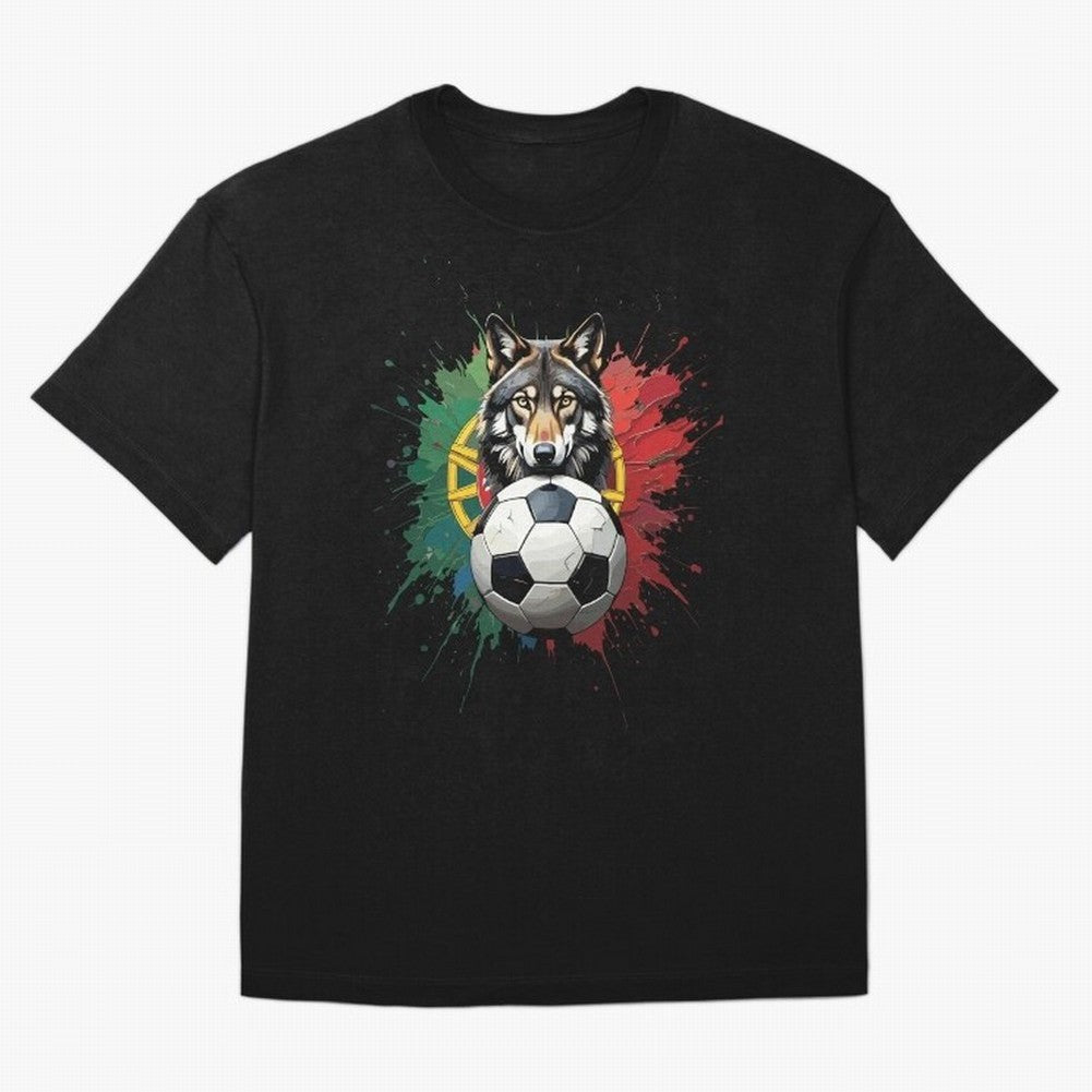 Portugal 2026 Soccer dog - World Cup Football Oversized T-Shirt Experience the Global Stage of FIFA World Cup 2026 Spirit, Inspired by Netherlands, Messi, Tournament Hype, Historic Matchups, Family Viewing Parties and Global Sports Pride; Great for