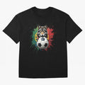 Portugal 2026 Soccer dog - World Cup Football Oversized T-Shirt Experience the Global Stage of FIFA World Cup 2026 Spirit, Inspired by Netherlands, Messi, Tournament Hype, Historic Matchups, Family Viewing Parties and Global Sports Pride; Great for