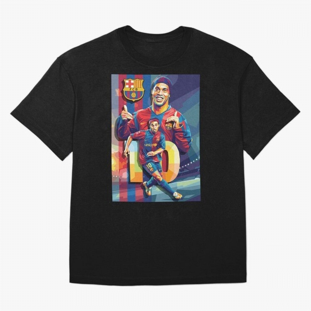 Ronaldinho Oversized T-Shirt Celebrate Every Goal in Match Day Hype around FIFA World Cup 2026 USA Canada Mexico, Messi, Neymar and Mbappe, Spain and Netherlands, Supporter Pride, Iconic Celebrations, Legendary Names and Global Match Day Energy;