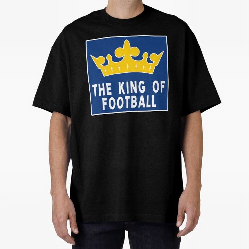 The King of Football Oversized T-Shirt Unlock FIFA World Cup 2026 USA Canada Mexico for Fans of Neymar and Brazil, Portugal and Argentina, Bringing Stadium Chants, National Pride, Trophy Dreams and Unforgettable Football Memories; Perfect for