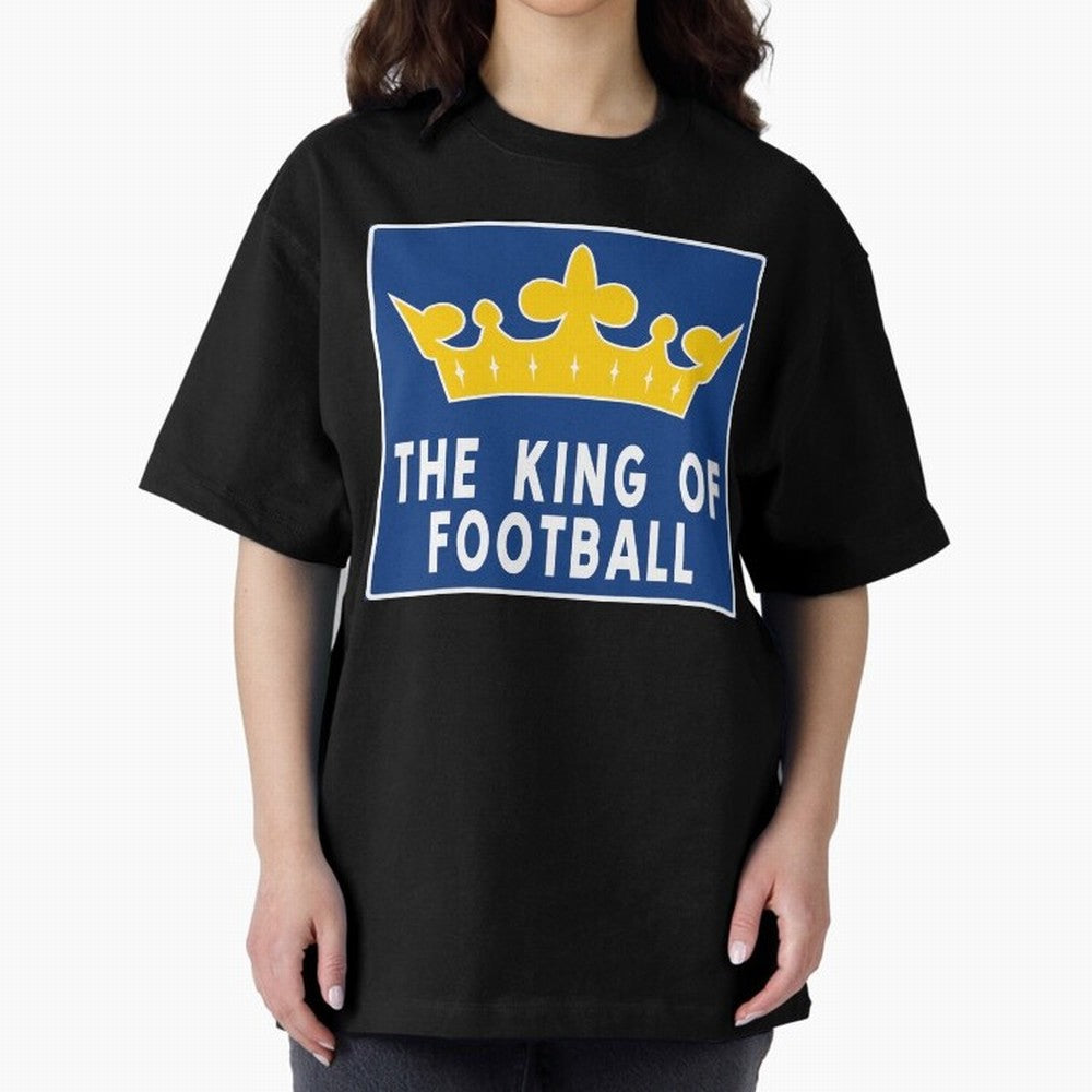 The King of Football Oversized T-Shirt Unlock FIFA World Cup 2026 USA Canada Mexico for Fans of Neymar and Brazil, Portugal and Argentina, Bringing Stadium Chants, National Pride, Trophy Dreams and Unforgettable Football Memories; Perfect for