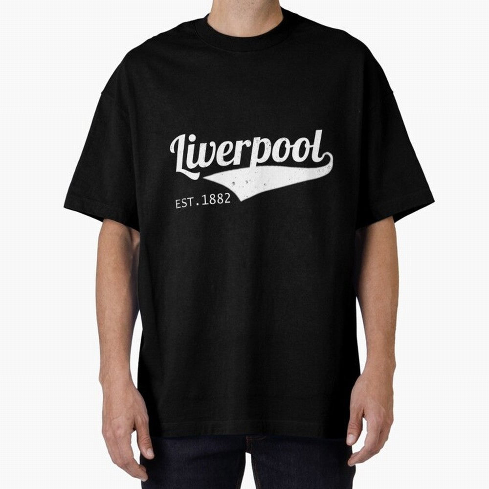 Liverpool Oversized T-Shirt Join the Countdown to Match Day Hype around FIFA World Cup 2026 Group Stage, Messi, Netherlands, Stadium Memories, Football Loyalty, International Chants and Championship Tradition; Perfect for People Who Love Argentina,