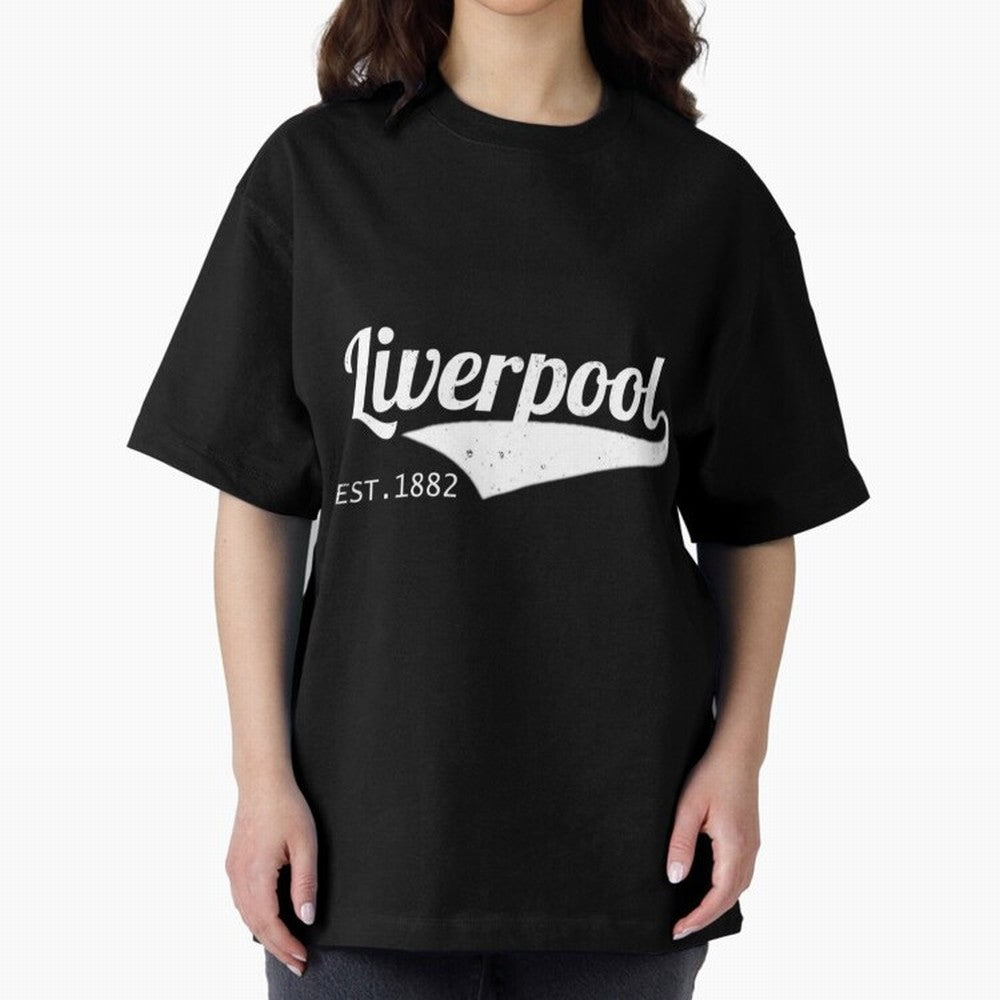 Liverpool Oversized T-Shirt Join the Countdown to Match Day Hype around FIFA World Cup 2026 Group Stage, Messi, Netherlands, Stadium Memories, Football Loyalty, International Chants and Championship Tradition; Perfect for People Who Love Argentina,
