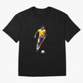 Legends Of The Beautiful Game Cartoon Collection Legends Socrates Cartoon Artwork9 Oversized T-Shirt Make Every Kick Count in FIFA World Cup 2026 Group Stage Filled with CR7 and Messi, Netherlands Energy, Football Festival Excitement, Trophy