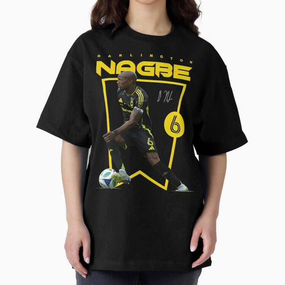 Darlington Nagbe Columbus Crew Oversized T-Shirt Join Supporters Worldwide for FIFA World Cup 2026 Inspired by CR7, Argentina and Brazil Energy, Supporter Pride, Iconic Celebrations, Legendary Names and Global Match Day Energy; Ideal for Passionate